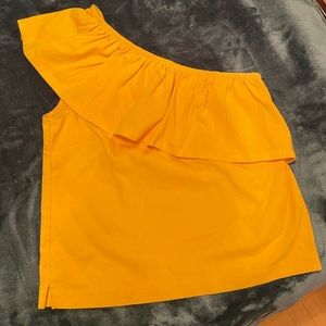 Summer Yellow one shoulder Top 🌻